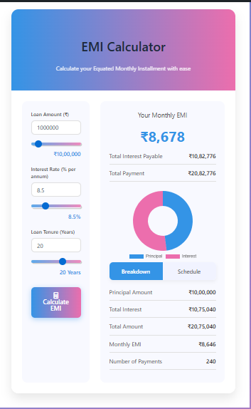 EMI Calculator